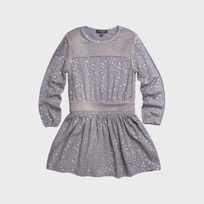 DRESS GREY GOLD CONFETTI PRI