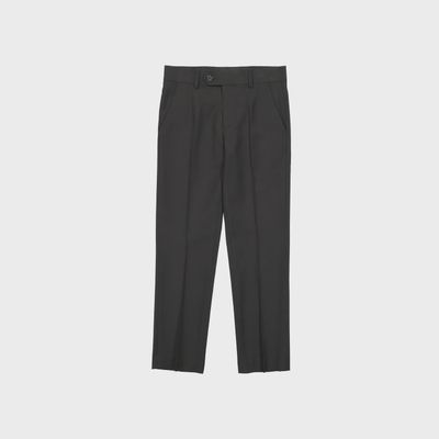 HUSKY PANT BLACK WOOL BLEND AD