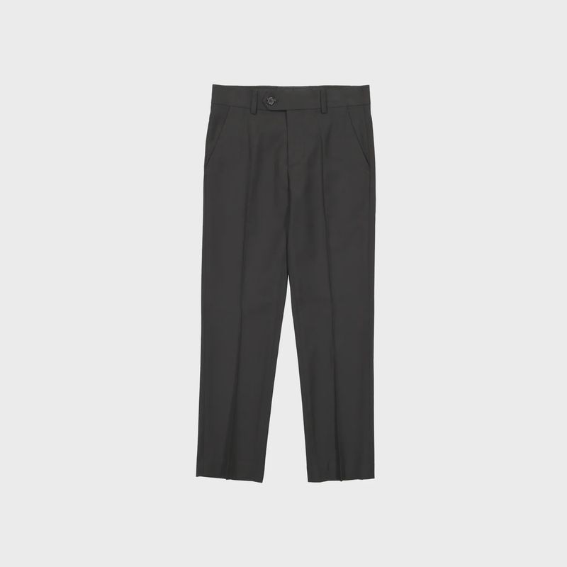 HUSKY PANT BLACK WOOL BLEND AD