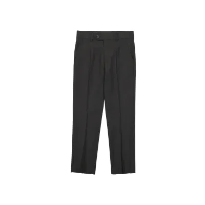HUSKY PANT BLACK WOOL BLEND AD