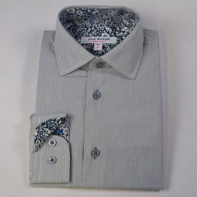 SHIRT SH9468 BLK STRP FLOR TR SHIRT SH9468 BLK STRP FLOR TR