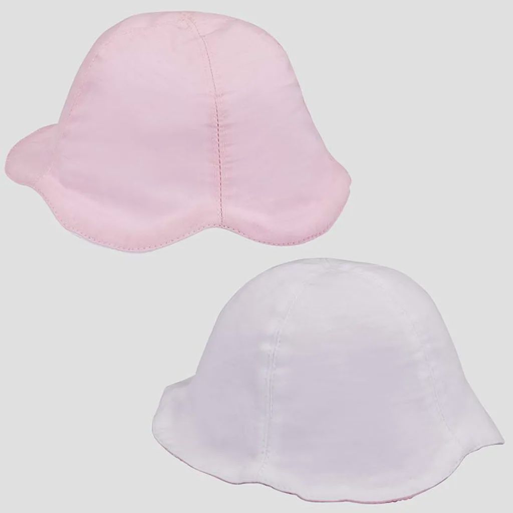REVERSIBLE HAT 9087 PINK&WHITE