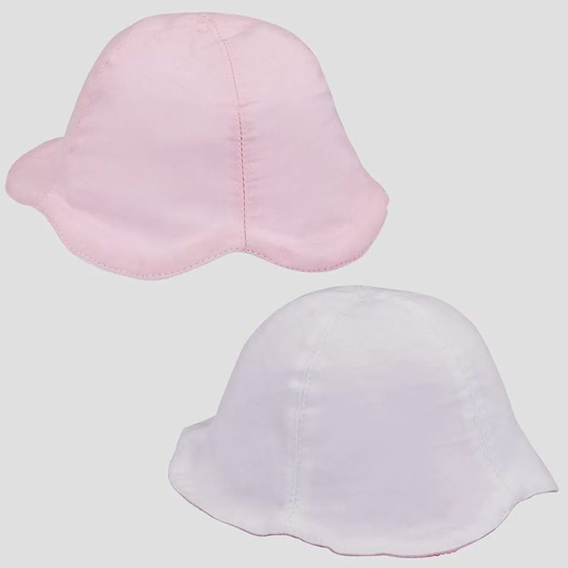 REVERSIBLE HAT 9087 PINK&WHITE REVERSIBLE HAT 9087 PINK&WHITE