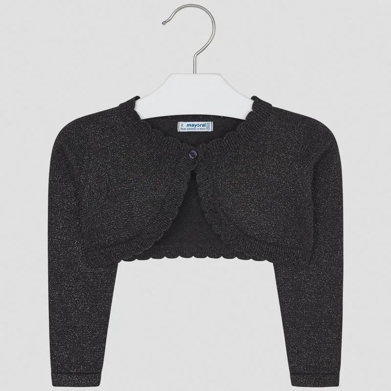 BOLERO CARDIGAN BLACK SPARK