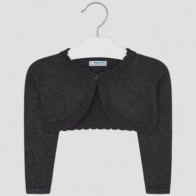 BOLERO CARDIGAN BLACK SPARK