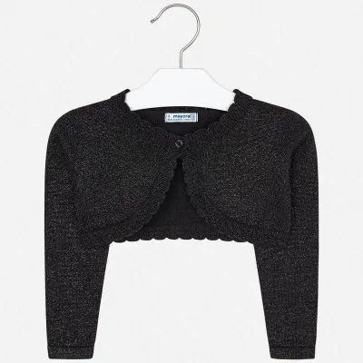 BOLERO CARDIGAN BLACK SPARK