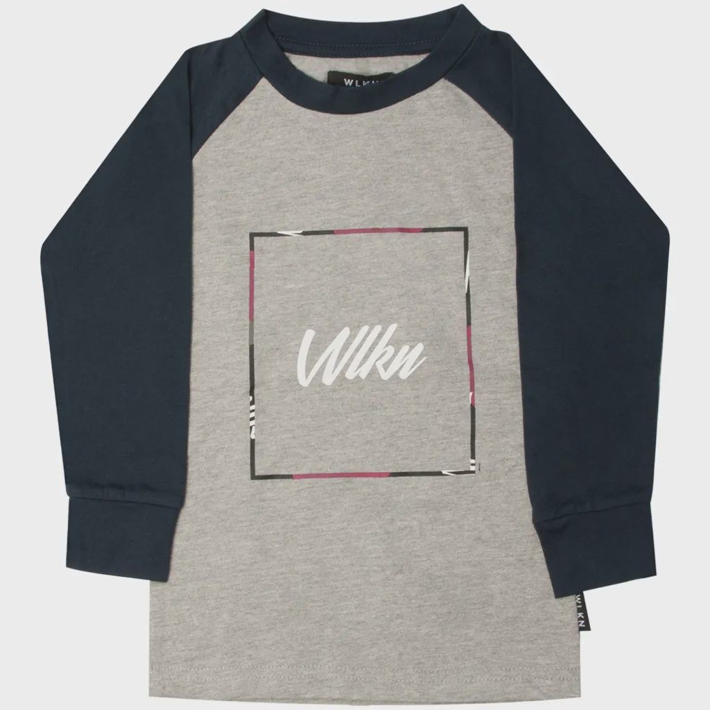 GREY & NAVY TSHIRT