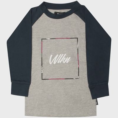 GREY & NAVY TSHIRT