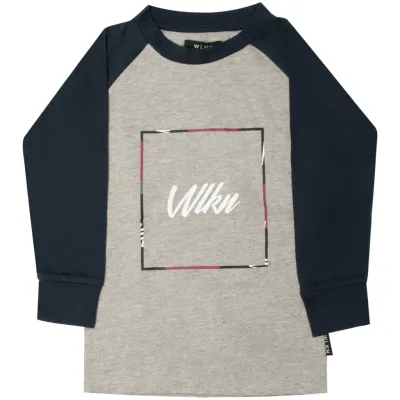 GREY & NAVY TSHIRT