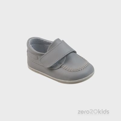 SHOE 9513 GRY LEATH 3STITCH T