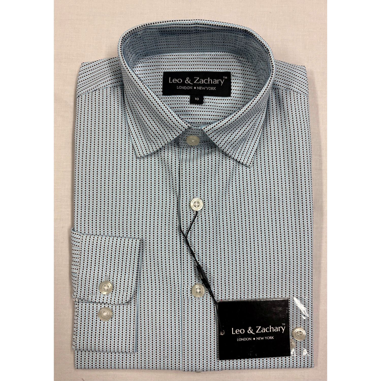 SHIRT 5670 NVY / CELESTE PRIN