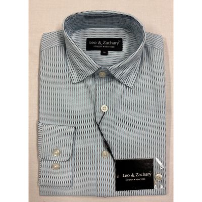 SHIRT 5670 NVY / CELESTE PRIN