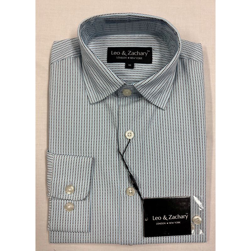 SHIRT 5670 NVY / CELESTE PRIN