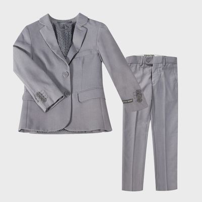 2PC SUIT ST2069B LIGHT GRE