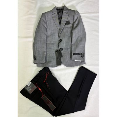 2 PC BLAZER & PANT BLACK ANTICRUSH / 426