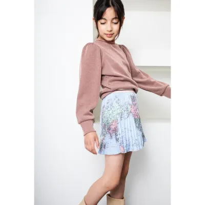 SWEATER KILAN LUREX PIQUE ROSY GINGER LONG PUFFED LONG SLEEVE / N2125302
