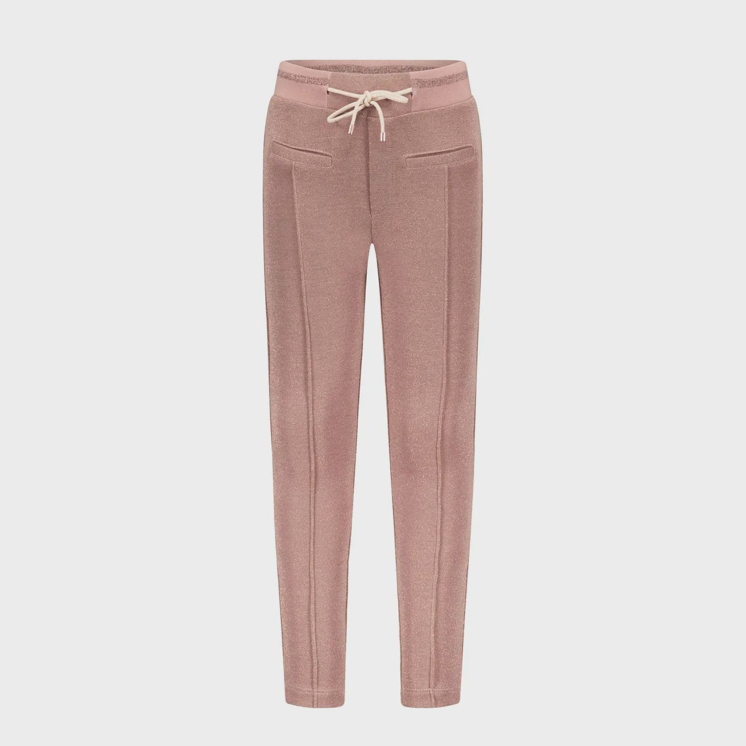 PANT ROSY GINGER MELANGE PIQUE SPARKLY RIBBED WAISTBAND / N2125605