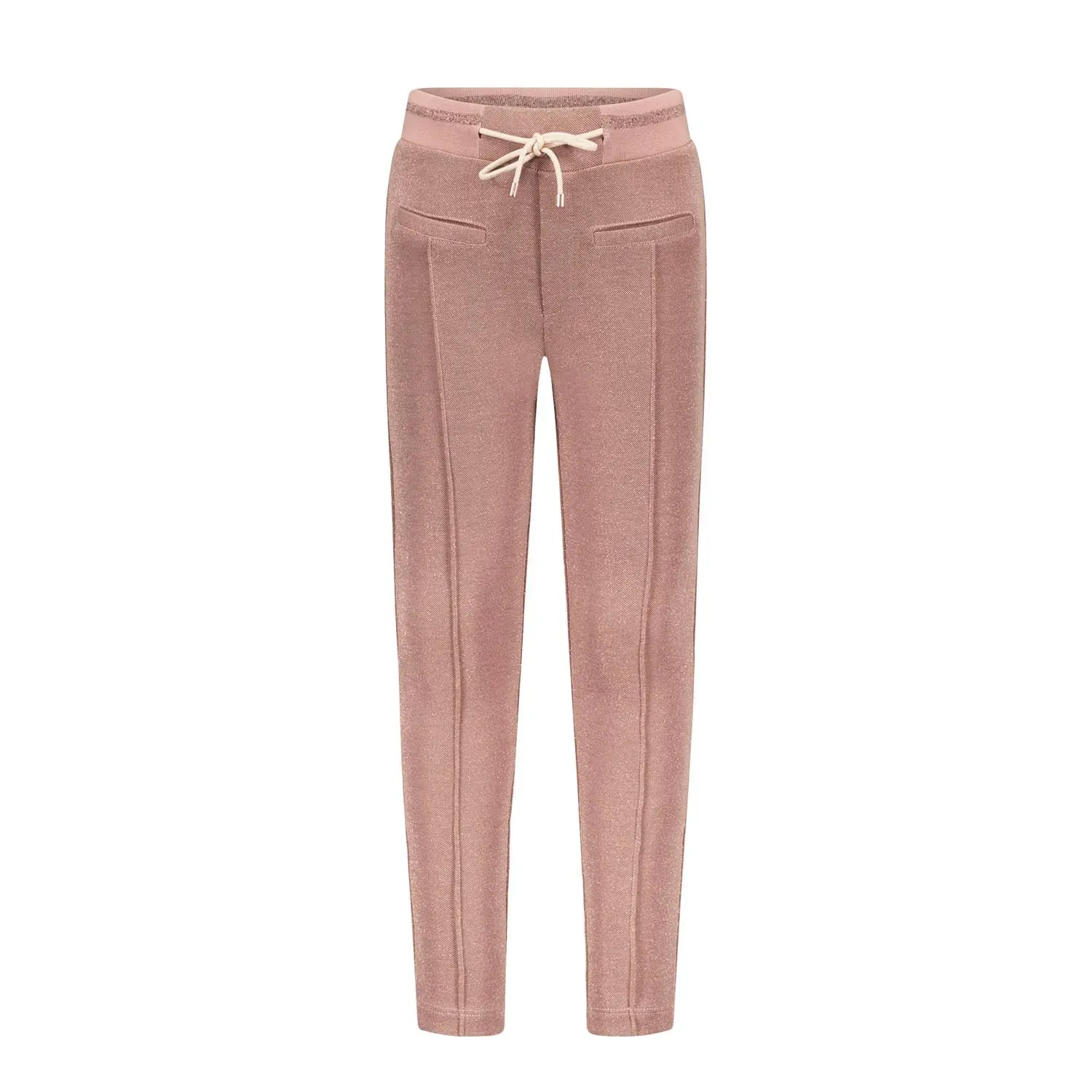 PANT ROSY GINGER MELANGE PIQUE SPARKLY RIBBED WAISTBAND / N2125605