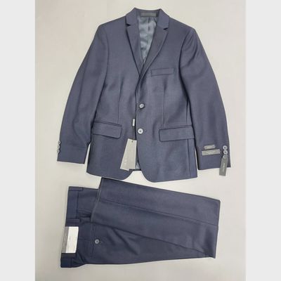 2PC SUIT NAVY TONE ON TONE SKINNY FIT STRETCH / BCWL2MAW0714