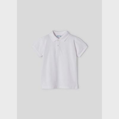 POLO TOP WHITE SHORT SLEEVE / 150-091