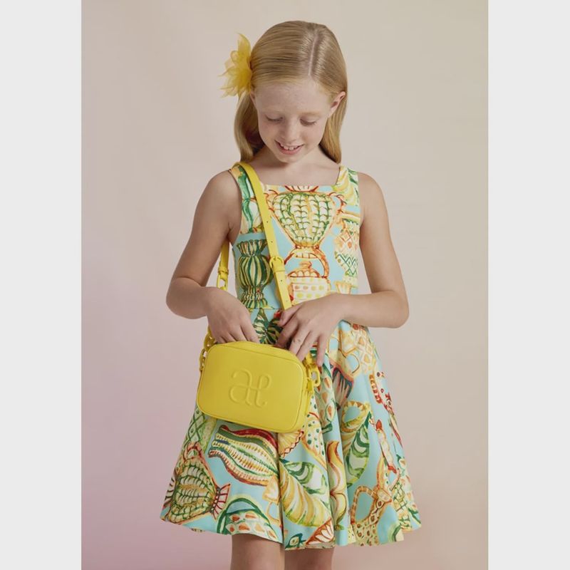 SQUARE PURSE LEMON EMBOSSED LOGO / 5451-027