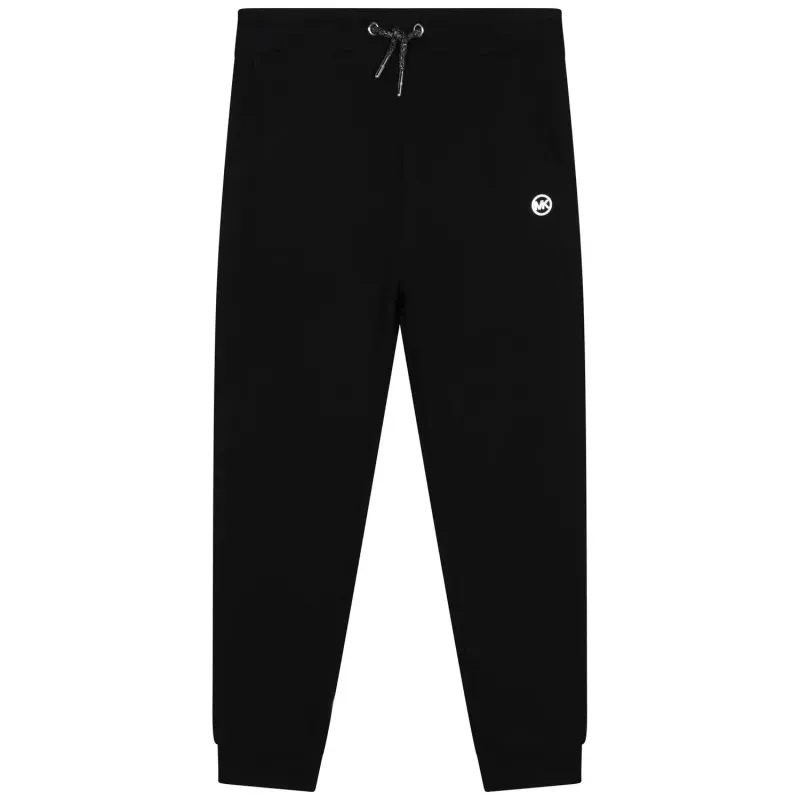 SWEATPANTS BLACK SILVER MK LOGO / R14140-09B