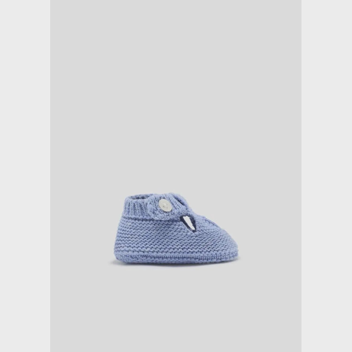 KNIT BOOTIES BLUE / 9641-041
