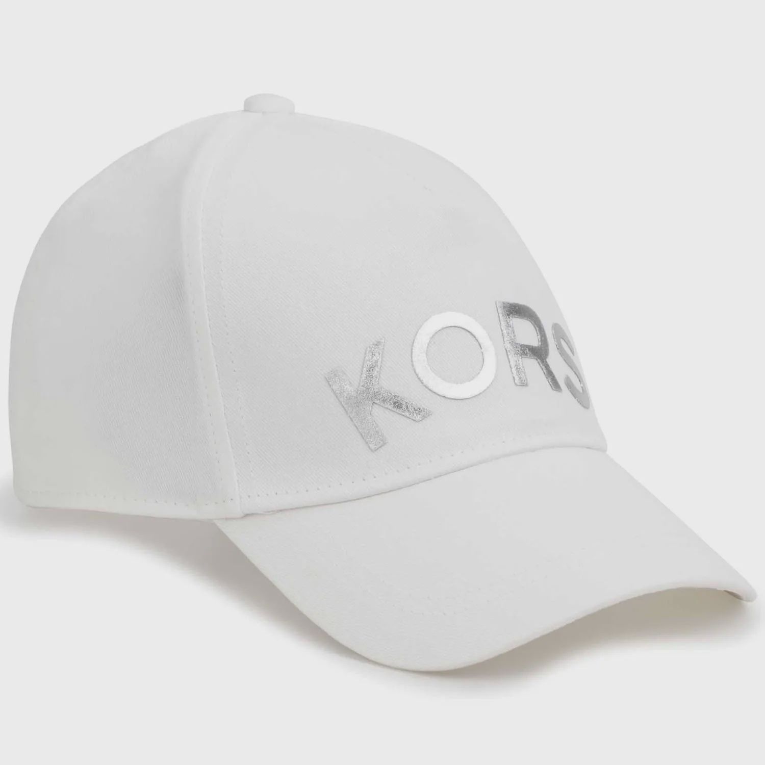BASEBALL CAP WHITE SILVER KORS LOGO / R11121-10P