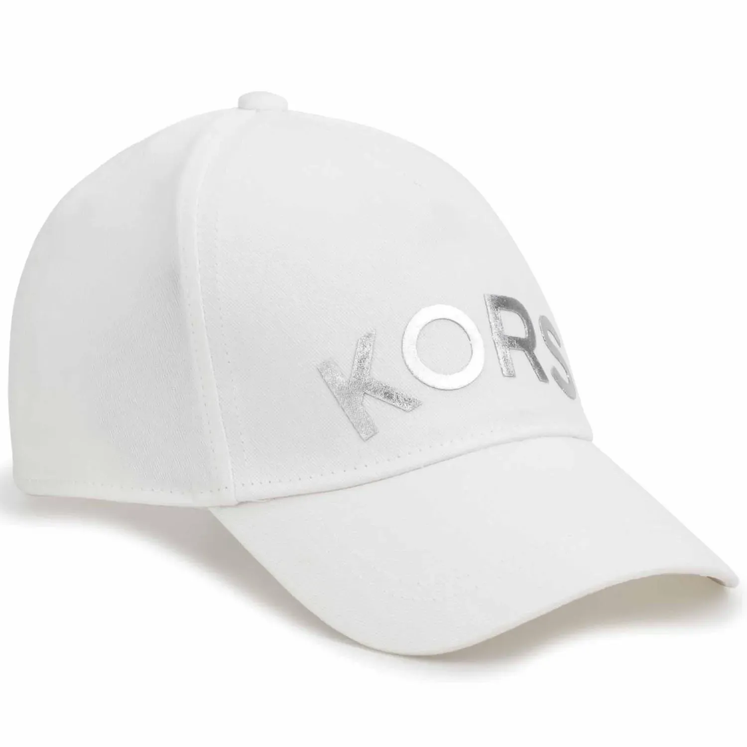 BASEBALL CAP WHITE SILVER KORS LOGO / R11121-10P