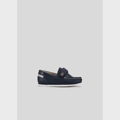 SHOE NAVY BOAT SHOE VELCRO / 41486-083
