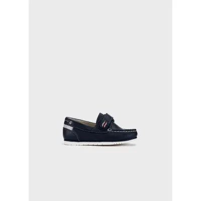 SHOE NAVY BOAT SHOE VELCRO / 41486-083