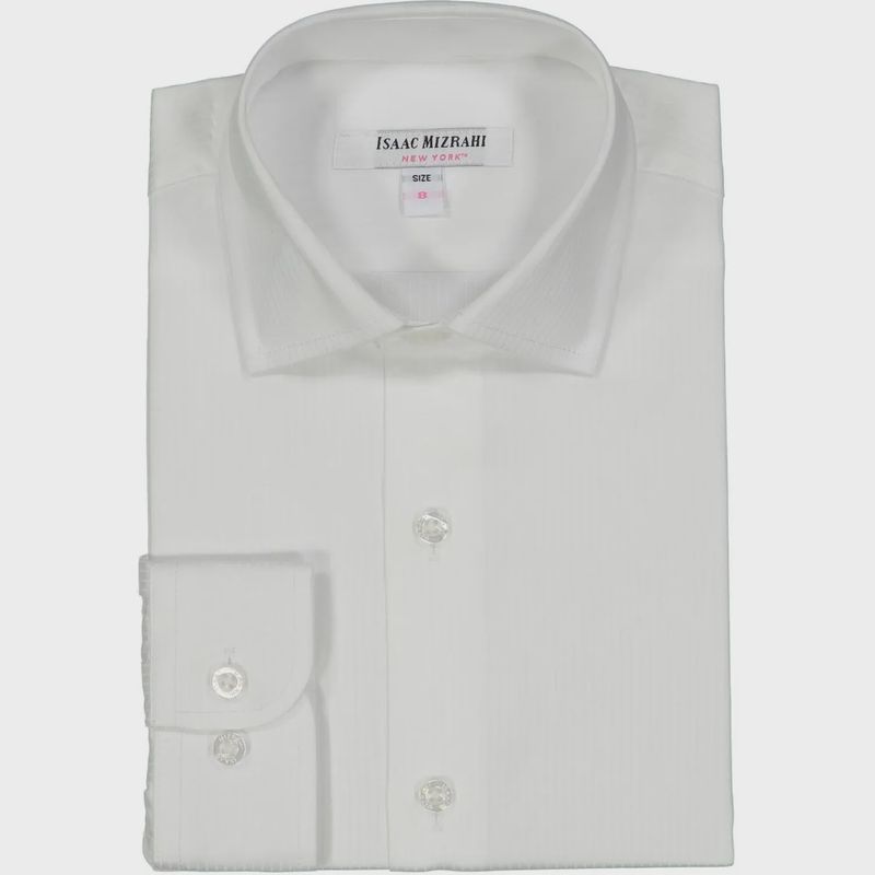 WHITE SHIRT WHITE PINSTRIPE / SH9203