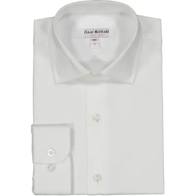 WHITE SHIRT WHITE PINSTRIPE / SH9203