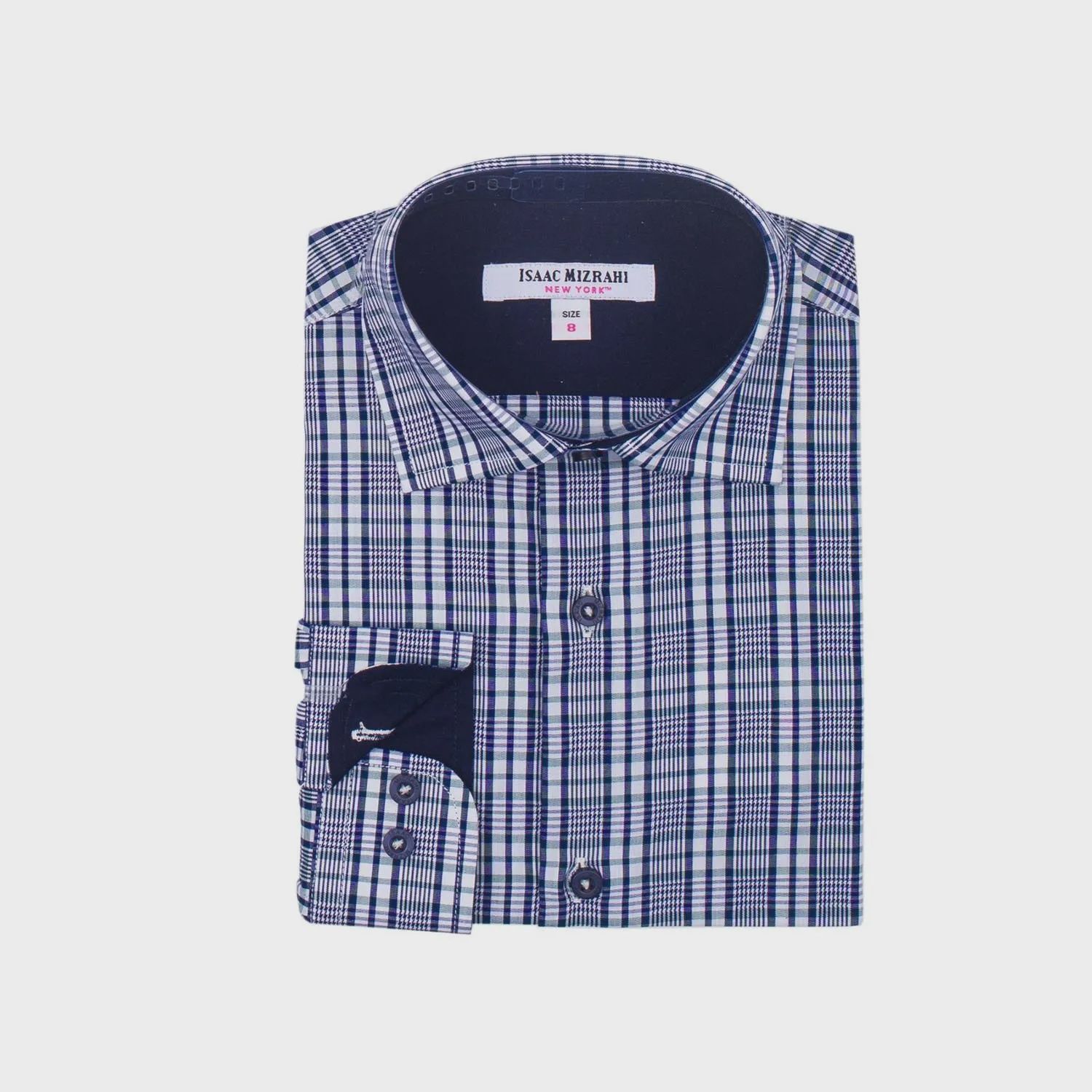 SHIRT NAVY PLAID / SH9717