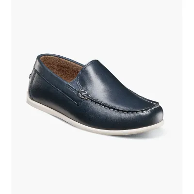SHOE NAVY JASPER VENETIAN SLIP ON / 16564-410 (DISPLAY SHOE - SLIGHTLY MARKED)