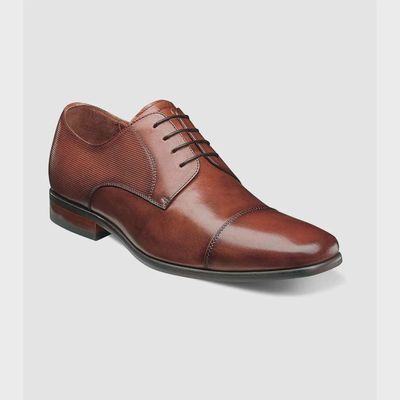 221 D SHOE COGNAC POSTINO CAP OX MEN'S SIZES WITH LACES / 15149