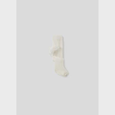 RUFFLED PANYHOSE OFF WHITE / 9584-011