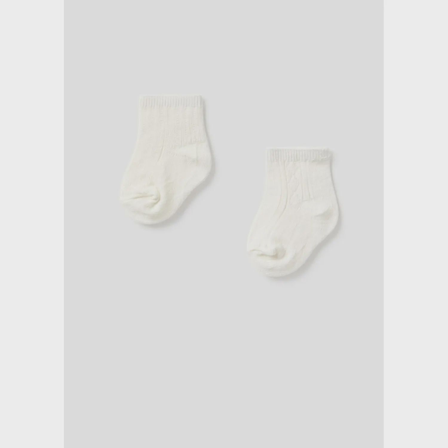 2PACK SOCK SET CREAM / 9590-067