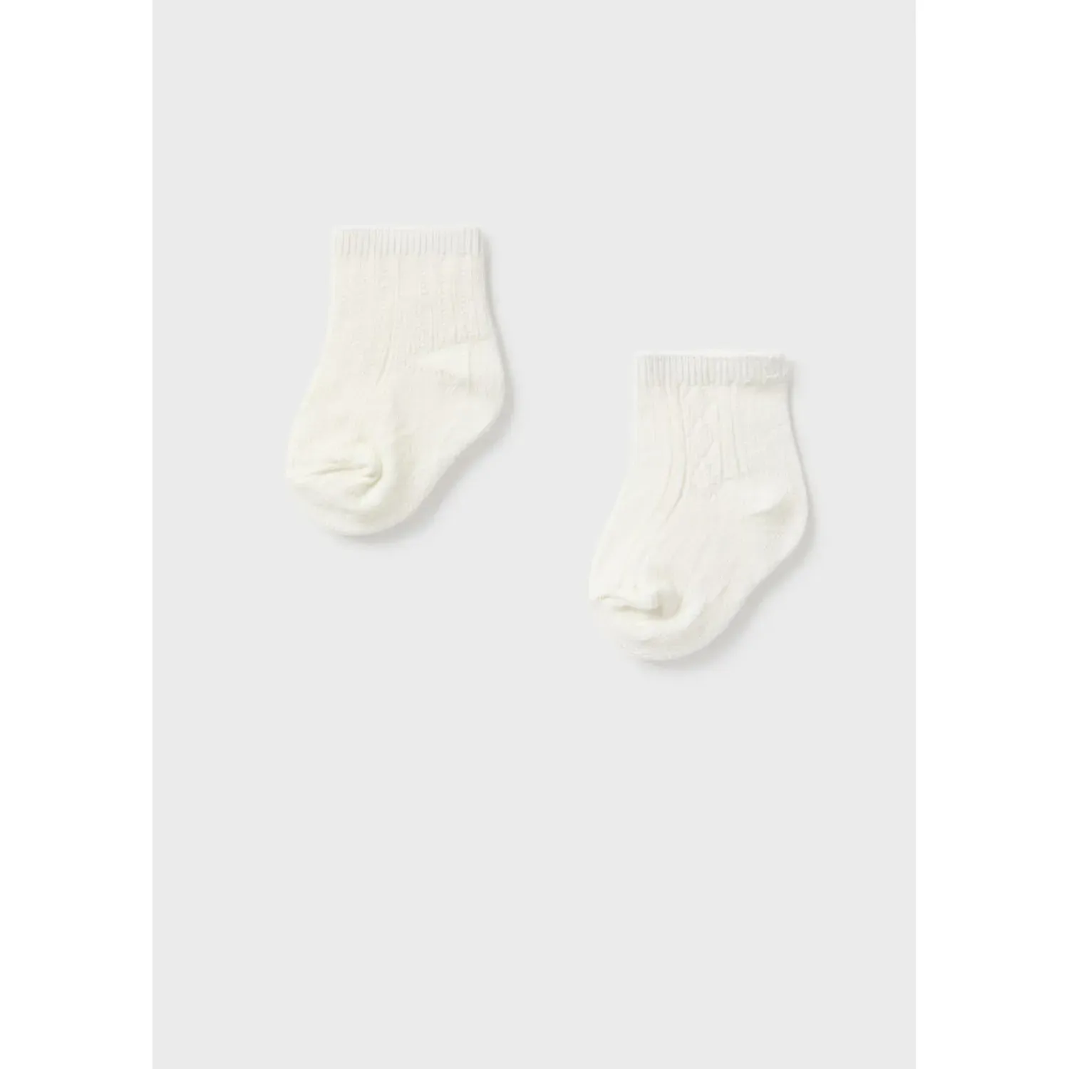2PACK SOCK SET CREAM / 9590-067