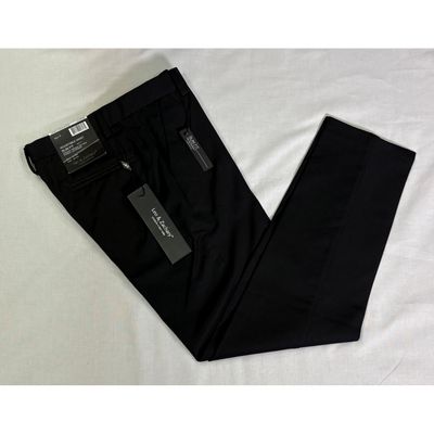 PANT BLACK SLIM FIT ADJUSTABLE WAIST / LZ504
