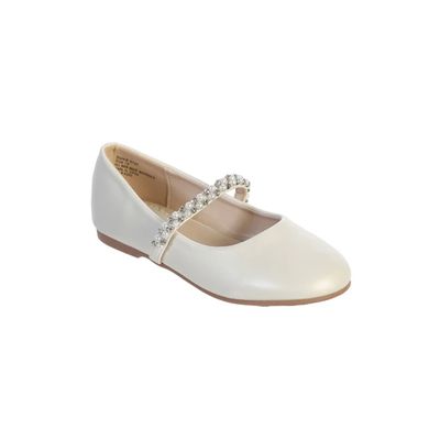 IVORY PEARL & RHINESTONE STRAP / TTS133-SHOE IVORY PEARL & RHINESTONE STRAP / TTS133-SHOE