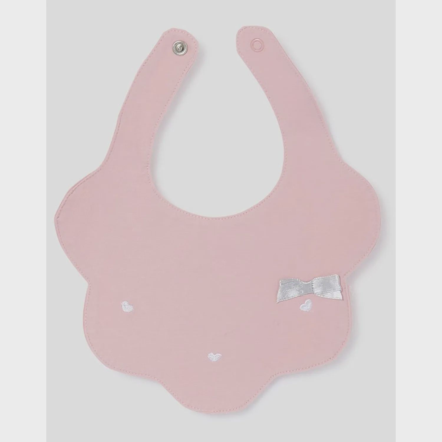 BIB BLUSH PINK SCALLOPED EDGE / 9263-094