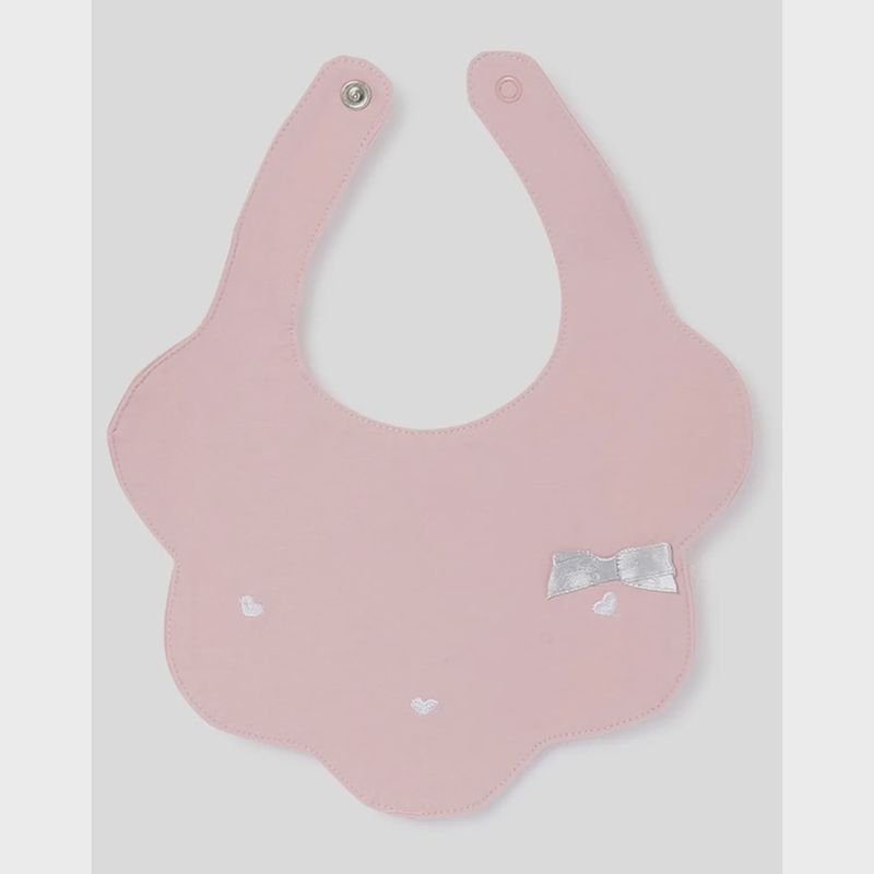 BIB BLUSH PINK SCALLOPED EDGE / 9263-094