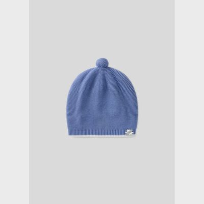 KNIT HAT BLUE / 9599-037