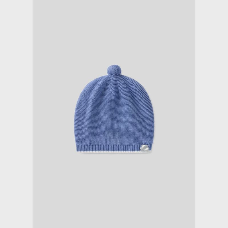 KNIT HAT BLUE / 9599-037