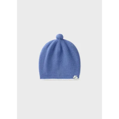 KNIT HAT BLUE / 9599-037