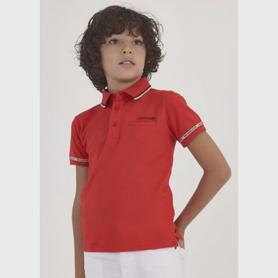 POLO TOP RED SHORT SLEEVE / 6102-30
