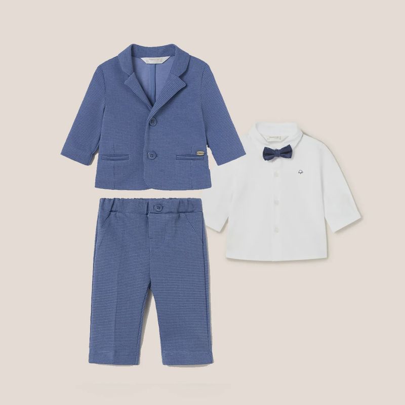 BLUE JACKET & PANT WHITE SHIRT & BOWTIE / 1402-1190-1511-87