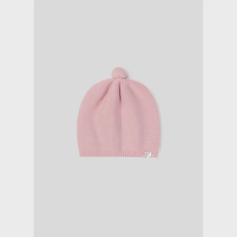 KNIT HAT ROSE PINK / 9599-038