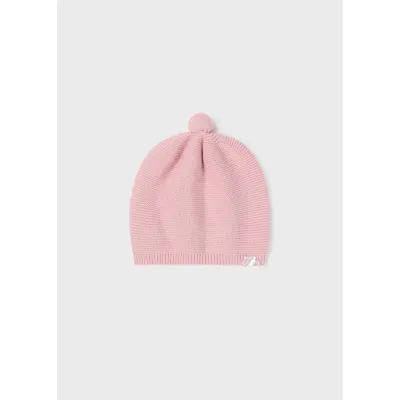 KNIT HAT ROSE PINK / 9599-038